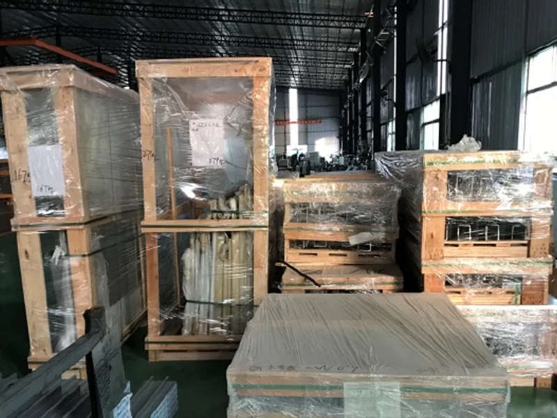 Panel / site materials packing area
